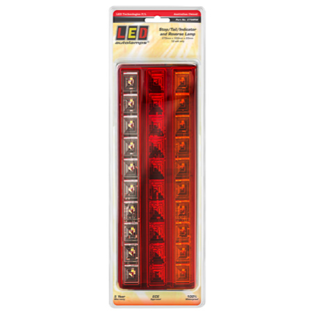 COMBINATION/TAIL LIGHT LED AUTOLAMPS 12V STOP/TAIL/IND /REV