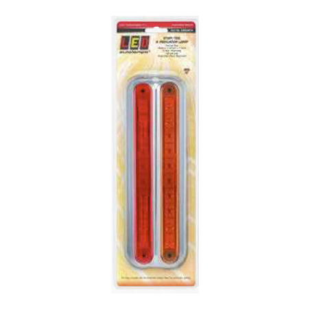 COMBINATION/TAIL LIGHT LED AUTOLAMPS STOP/TAIL STRIP LAMP AND INDICATO