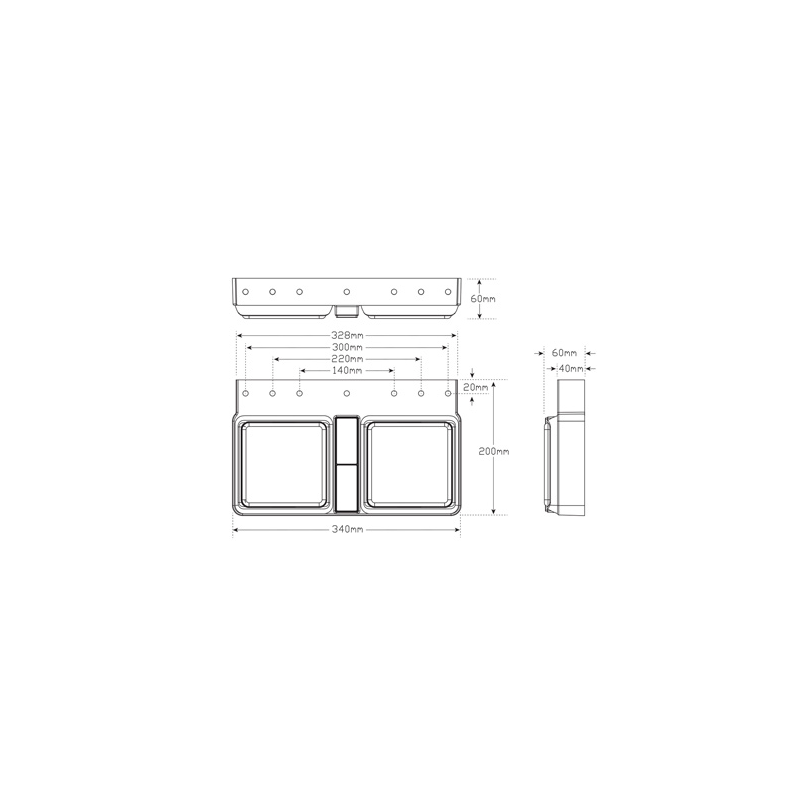 COMBINATION/TAIL LIGHT STOP/TAIL/INDICATOR LIGHT LED 12 OR 24V
