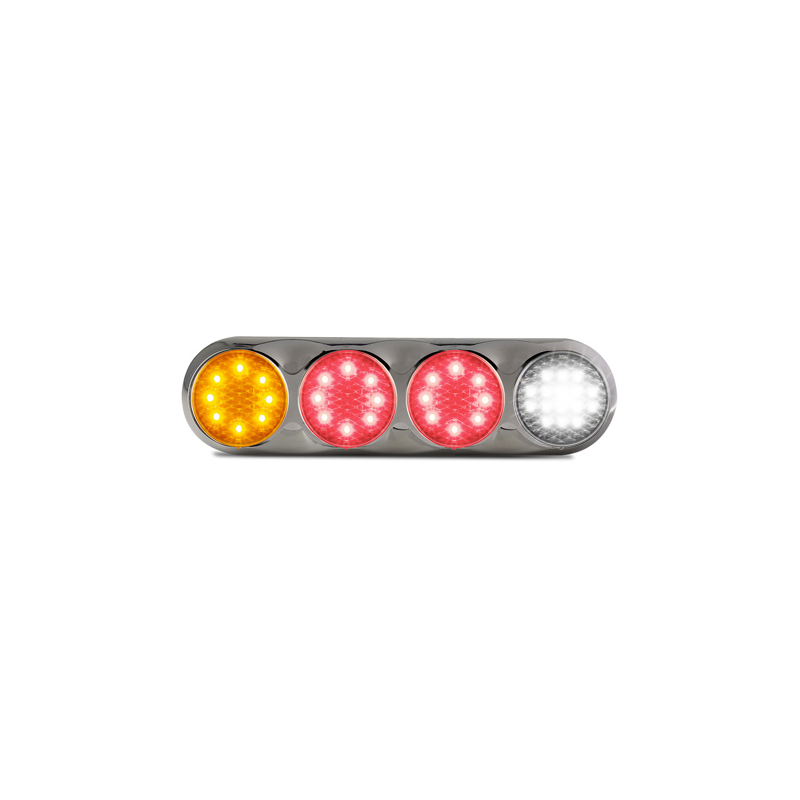 COMBINATION/TAIL LIGHT LED AUTOLAMPS STOP/TAIL/IND/REV LAMP - 12V