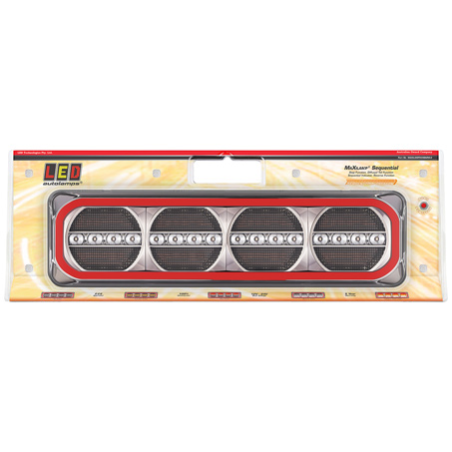 COMBINATION/TAIL LIGHT LED AUTOLAMPS TWIN BLISTER WITH TRY ME FUNCTION, STOP/REV