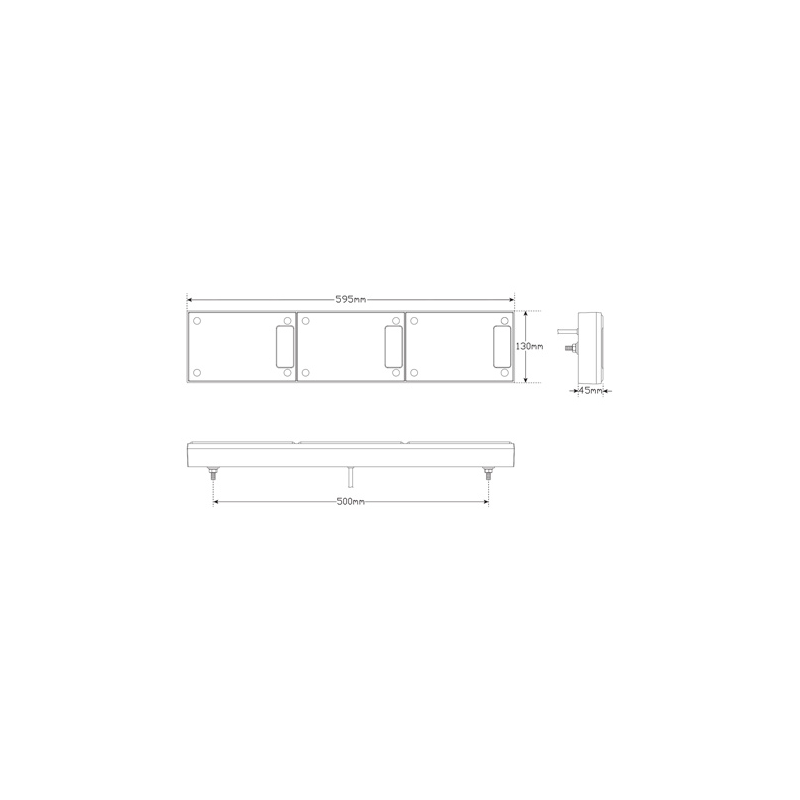 COMBINATION/TAIL LIGHT STOP/TAIL/INDICATOR/REVERSE LIGHT LED 12 OR 24V