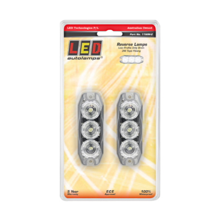 LIGHT LED AUTOLAMPS REVERSE LAMP, 12-24 VOLT