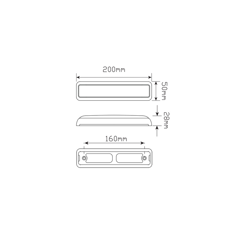 LIGHT REAR MARKER LIGHT LED 12 OR 24V