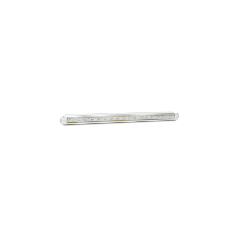 LED TECHNOLOGIES REVERSE STRIP LED LIGHT WHITE 24V CLEAR LENS 18 LEDS