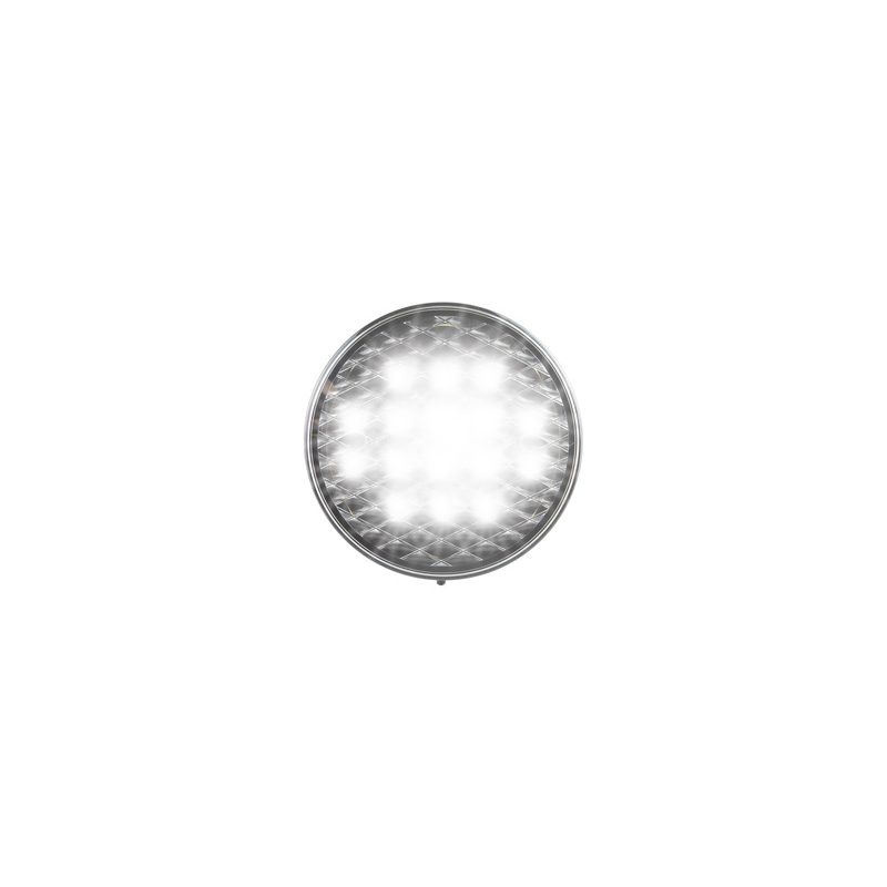 COMBINATION/TAIL LIGHT LED AUTOLAMPS CLEAR LENS REVERSE 12V 80MM