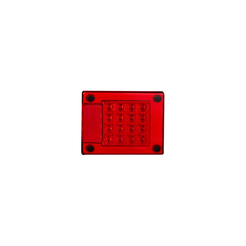 LIGHT LED AUTOLAMPS REAR STOP LAMP 148MM X 122MM X 30MM, MUL
