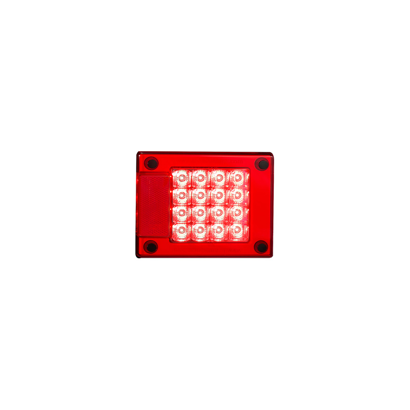 LIGHT LED AUTOLAMPS REAR STOP LAMP 148MM X 122MM X 30MM, MUL