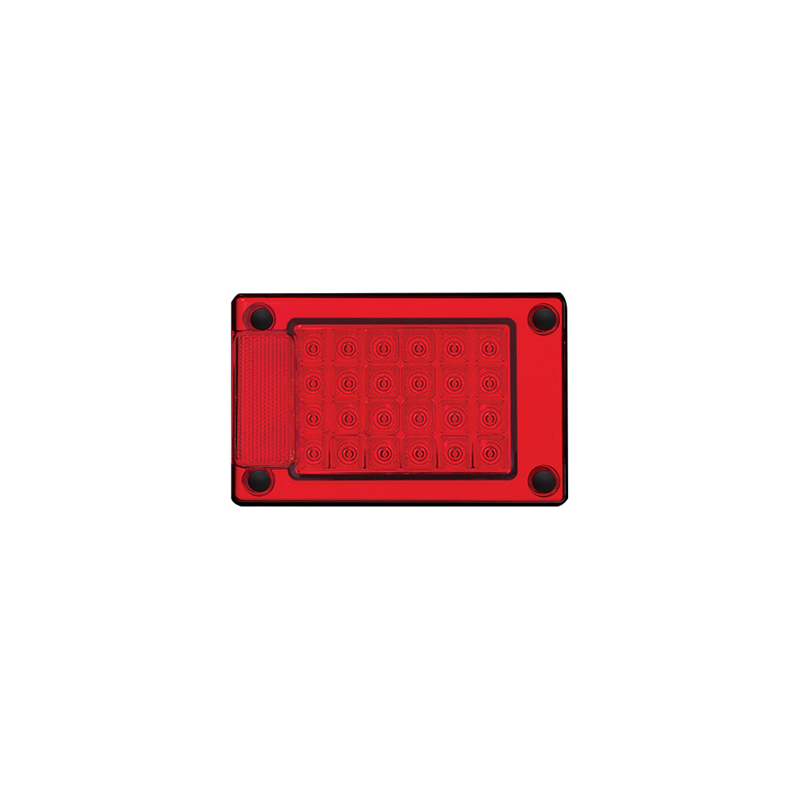 LIGHT LED AUTOLAMPS RED LED STOP/TAIL J3 LAMP INSERT
