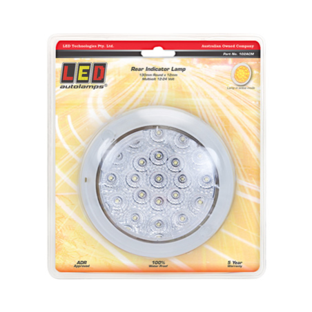 LED AUTOLAMPS IND CLR RECESSED 12-24V