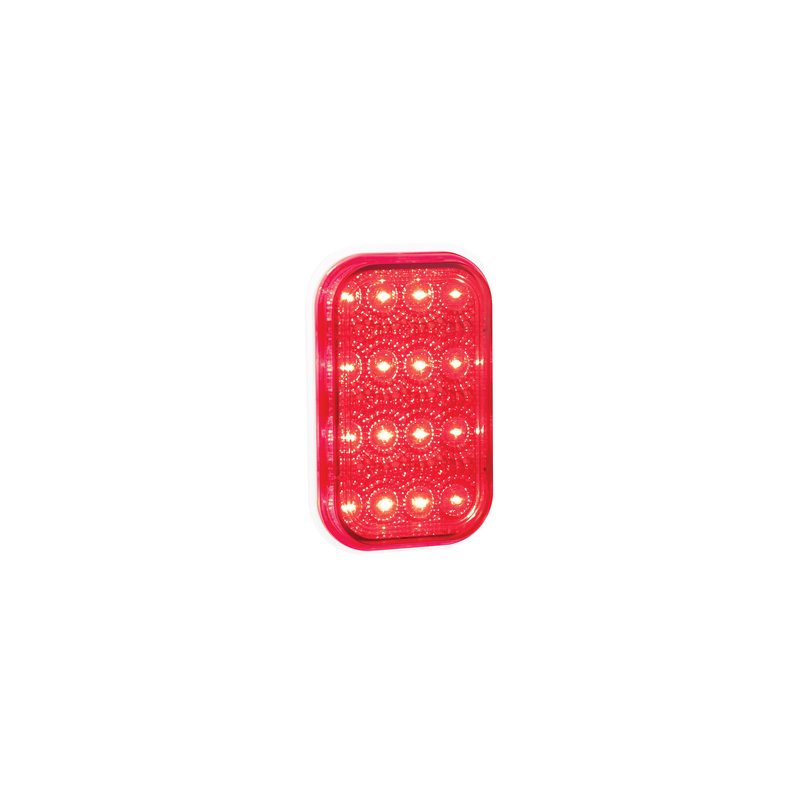COMBINATION/TAIL LIGHT LED TECHNOLOGIES STOP/TAIL LED LIGHT RED LENS 16 LEDS 12/24V BLISTER P
