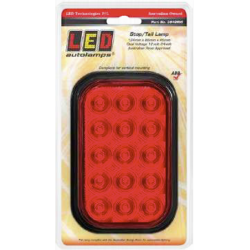 COMBINATION/TAIL LIGHT LED AUTOLAMPS 12/24V STOP/TAIL RECTANGULAR