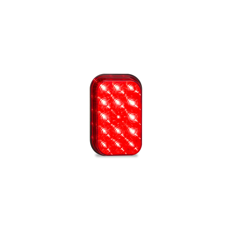 COMBINATION/TAIL LIGHT LED AUTOLAMPS 12/24V STOP/TAIL RECTANGULAR
