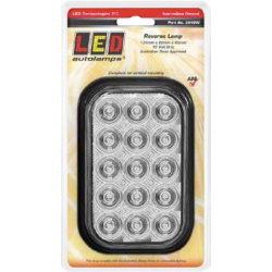 COMBINATION/TAIL LIGHT LED AUTOLAMPS RECTANGULAR SUPPLEMENTARY/REVERSE LAMP
