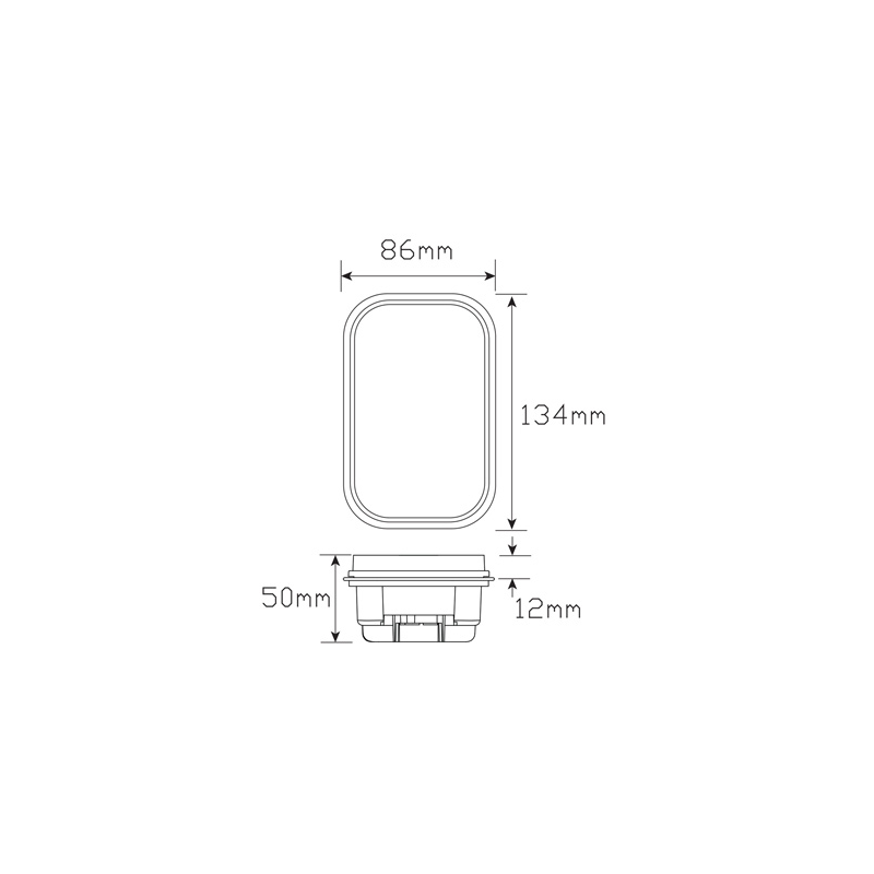 LIGHT LED AUTOLAMPS SUPPLEMENTARY/RESERVE LIGHT LED 12 OR 24V