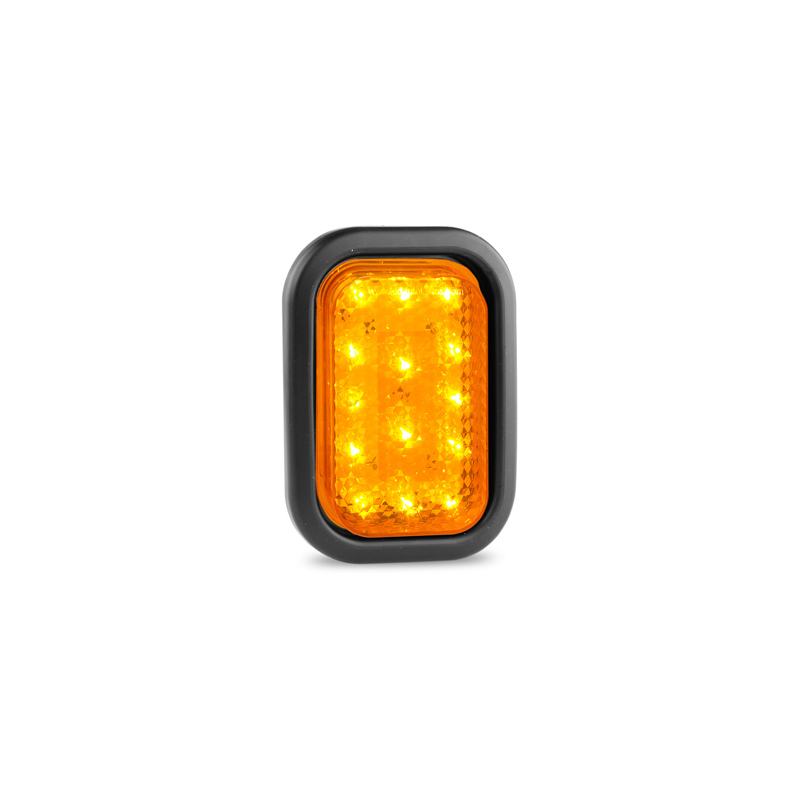 COMBINATION/TAIL LIGHT LED TECHNOLOGIES INDICATOR LED LIGHT AMBER LENS W/RUBBER GROMMET AND P