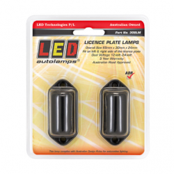 LIGHT LED AUTOLAMPS LICENCE PLATE LIGHT LED 12 OR 24V