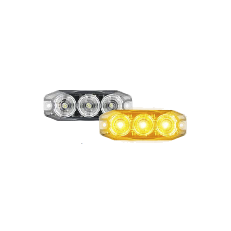 LED AUTOLAMPS FRONT INDICATOR LAMP, 12-24 VOLT, HORIZO