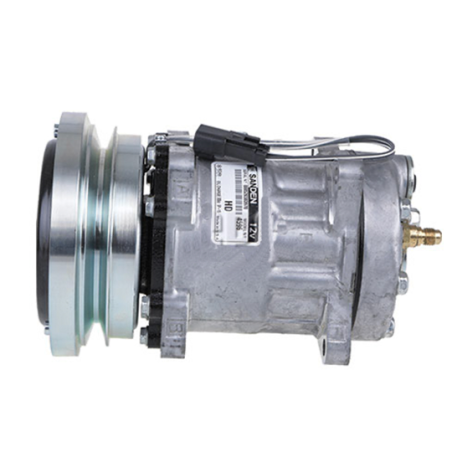 COMPRESSOR 12 VOLT EART MOUNT SANDEN