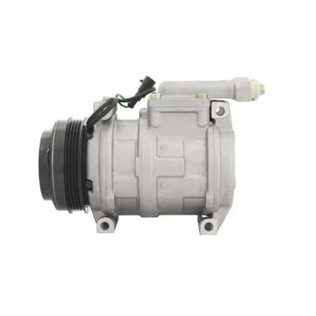 AIR- CON COMPRESSOR SUIT IVECO STRALIS NEW HOLLAND  24 VOLT DIRECT MOUNT DENSO 10PA17C
