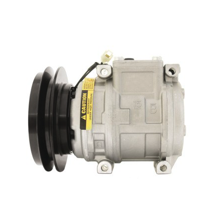 AIR- CON COMPRESSOR GENUINE DENSO SUIT KOMATSU CATERPILLAR JOHN DEERE 24 VOLT DIRECT MOUNT