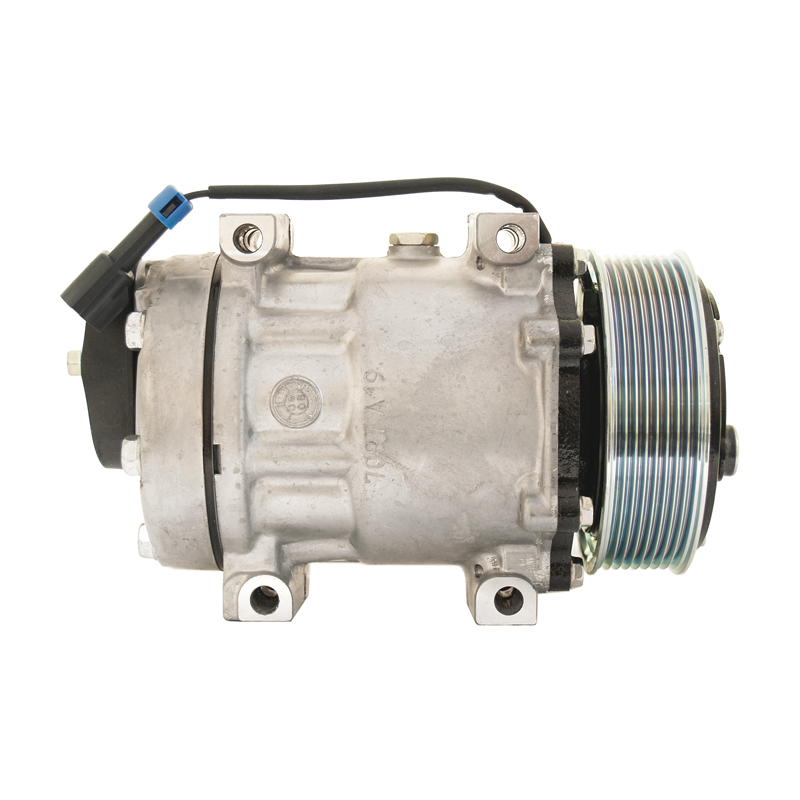 AIR- CON COMPRESSOR SUIT FREIGHTLINER STERLING 12 VOLT DIRECT  MOUNT SANDEN SD7H15