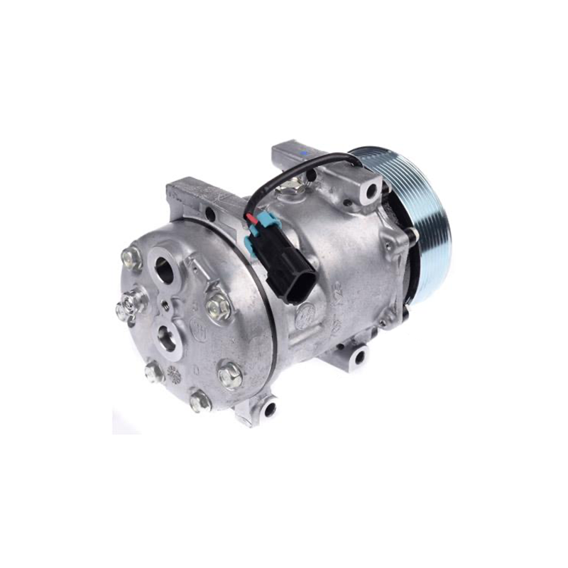 AIR- CON COMPRESSOR SUIT FREIGHTLINER STERLING 12 VOLT DIRECT  MOUNT SANDEN SD7H15