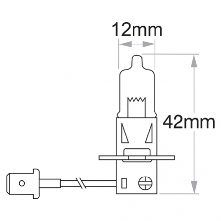 Lámpara de faro de camión H7 T4.625 24 V 70 W 3200 k