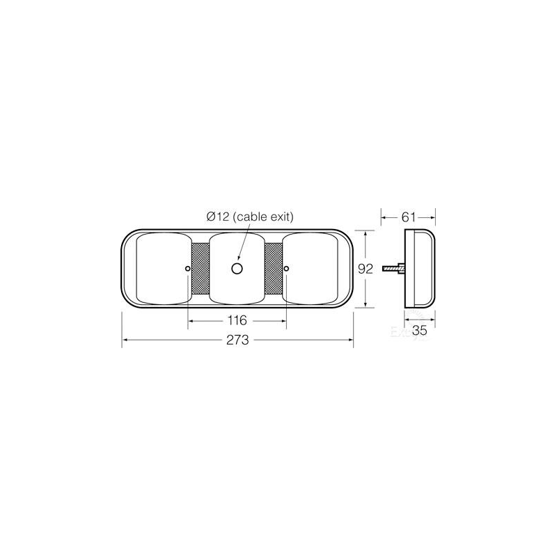 copy of LIGHTING STOP-TAIL-INDICATOR-REVERSE LIGHT LED 9 TO 33 VOLT
