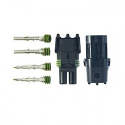WEATHER PACK CONNECTOR CABLE & CONNECTORS KIT 2 WAY