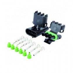 WEATHER PACK CONNECTOR CABLE & CONNECTORS KIT 3 WAY