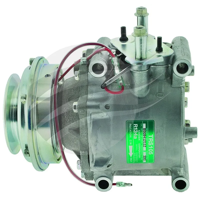 COMPRESSOR 12 VOLT DIRECT MOUNT SANDEN STYLE TRS105