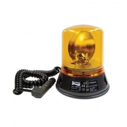 LIGHTING BEACON MAGNETIC BASE 12/24 VOLT AMBER