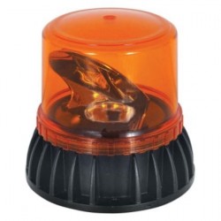 LIGHTING AMBER LED ROTATING BEACON 10-30 VOLT 3 BOLT MOUNT 120 OR 180