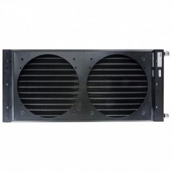 AIR CONDITIONING CONDENSER UNIVERSAL WITH DUAL FAN SHROUD