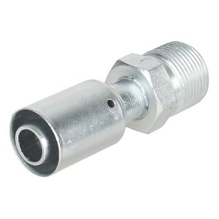 AIR CONDITIONING STEEL FITTING  12 MIOR - REDUCED BEADLOCK 12 STRAIGHT