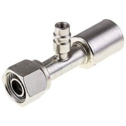 AIR CONDITIONING STEEL FITTING  10 FOR - BEADLOCK 10 STRAIGHT WITH R134a PORT