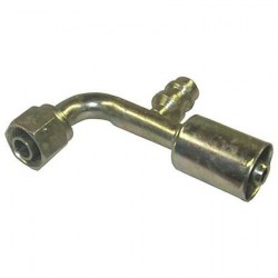 AIR CONDITIONING STEEL FITTING  8 FOR - BEADLOCK 8 90 WITH R134a PORT