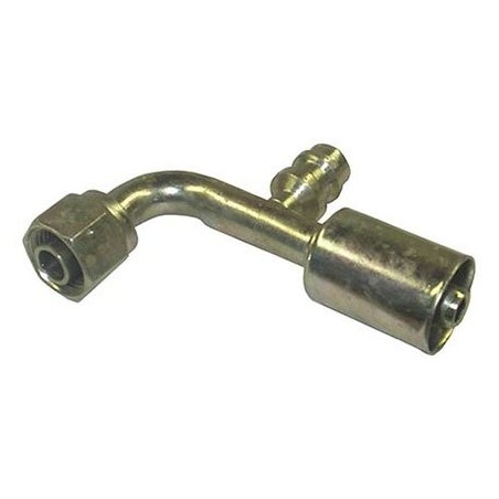 AIR CONDITIONING STEEL FITTING  8 FOR - BEADLOCK 8 90 WITH R134a PORT