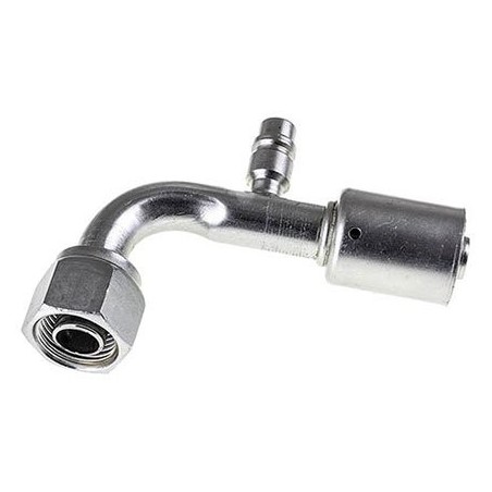 AIR CONDITIONING STEEL FITTING  10 FOR - BEADLOCK 10 90 WITH R134a PORT