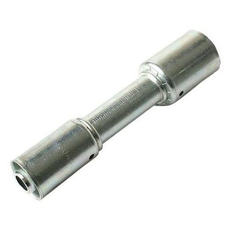AIR CONDITIONING STEEL FITTING  10 SPLICER REDUCED BEADLOCK STEP UP 12 STRAIGHT