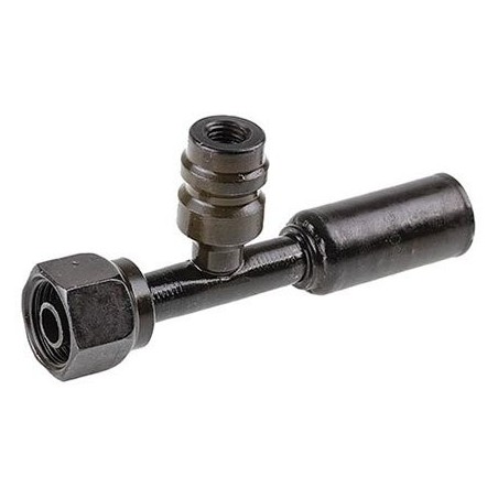AIR CONDITIONING FITTING STEEL 6 FOR- REDUCED BEADLOCK 6 STRAIGHT WITH R134a PORT