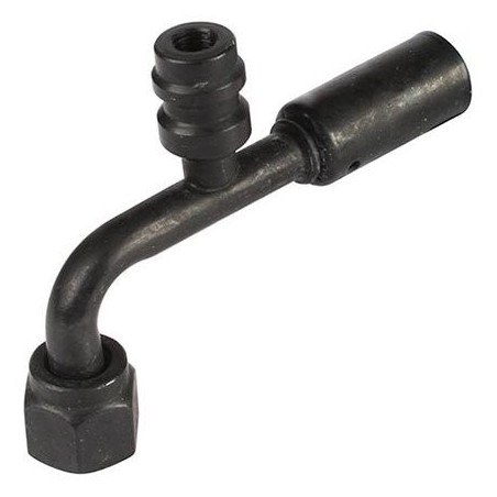 AIR CONDITIONING STEEL FITTING  6 FOR - REDUCED BEADLOCK 6 90 WITH R134a PORT