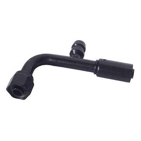 AIR CONDITIONING STEEL FITTING  8 FOR - REDUCED BEADLOCK 8 90 WITH R134a PORT