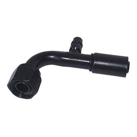 AIR CONDITIONING STEEL FITTING  10 FOR - REDUCED BEADLOCK 10 90 WITH R134a PORT
