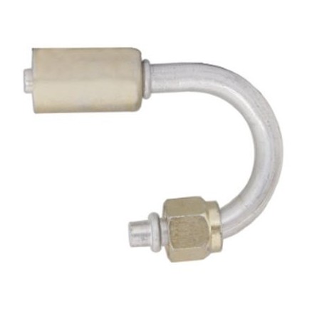 AIR CONDITIONING FITTING ALUMINUIM 6 FOR BEADLOCK 6 180*