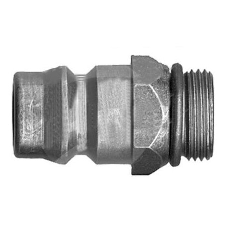 AIR CONDITIONING VALVES CHARGE PORT HIGH W/ VALVE 16MM X M15-1.0 THREAD STEEL