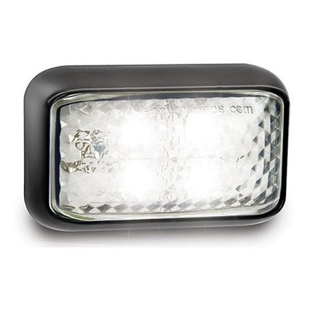 LIGHTING FRONT MARKER LIGHT CLEAR LED 12 OR 24 VOLT