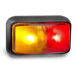 LIGHTING SIDE MARKER LIGHT RED - AMBER LED 12 OR 24 VOLT