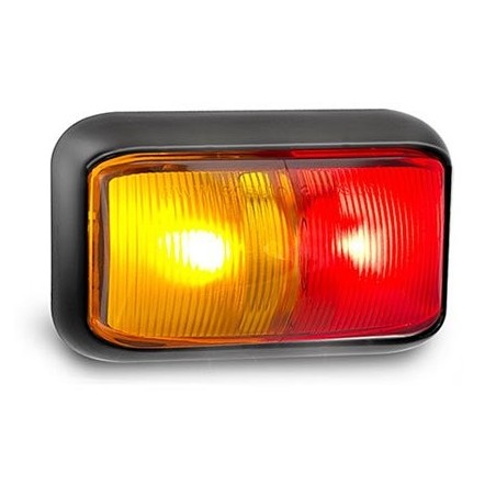 LIGHTING SIDE MARKER LIGHT RED - AMBER LED 12 OR 24 VOLT